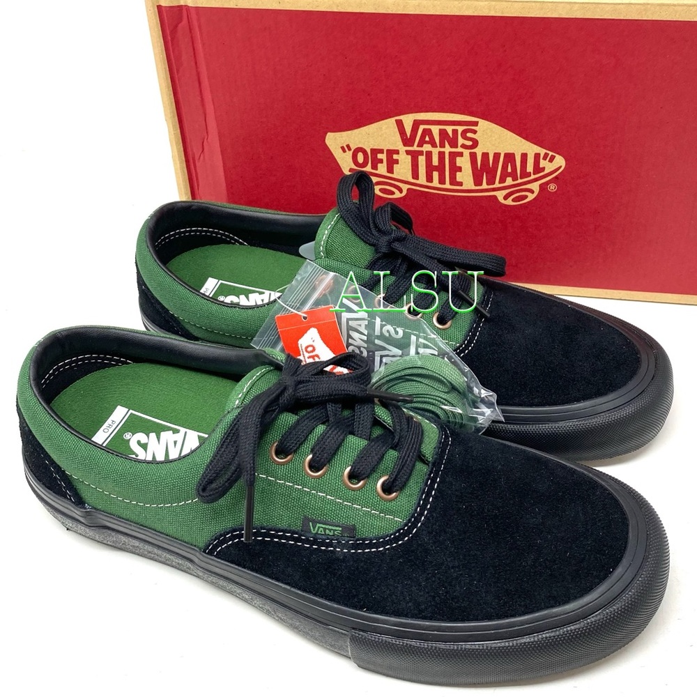 🎄 Christmas Special 🎄 VANS Era Pro Black Green Alpine Men’s Sneakers Size 11.5 - Picture 7 of 9